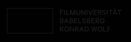 Filmuniversität Babelsberg KONRAD WOLF logo
