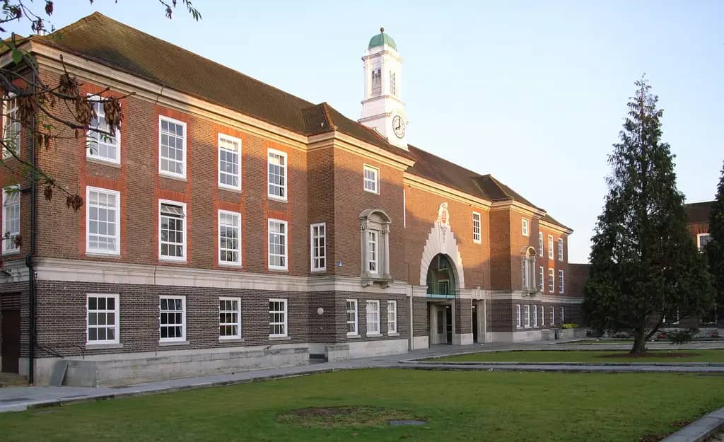 Middlesex University campus — Former Hendon Technical College, now Middlesex University (1927) by H.W. Burchett